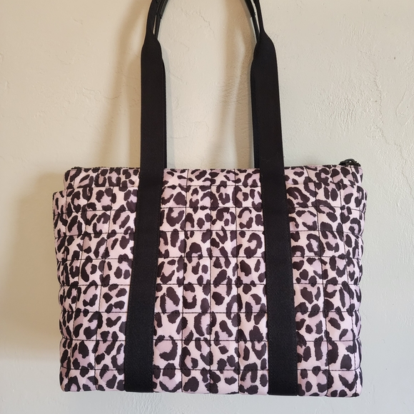 Kate Spade Purple and Black Leopard Tote - Picture 4 of 8